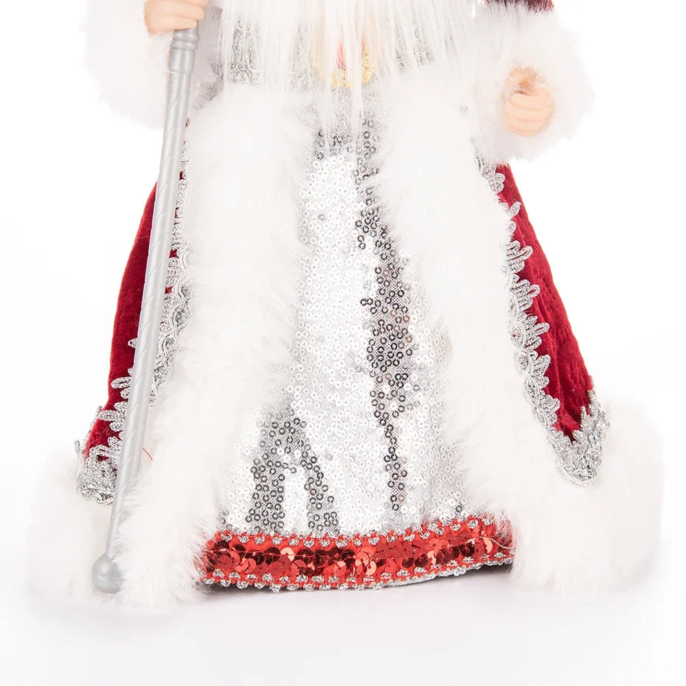 Santa Claus Boy Girl Russian Electric Music Doll