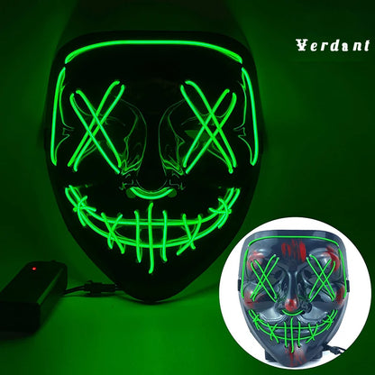 LED Dual Color Glowing Masks