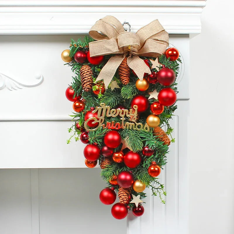 Christmas Wreath - Elegant Seasonal Decor - Decorative Wreath for Home & Holiday