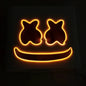 LED DJ Mask Lifelike Marshmello Mask