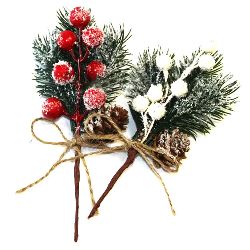 Christmas Decor - Artificial Flowers & Greenery, Gift Decor - Decorative Wreath for Home & Holiday