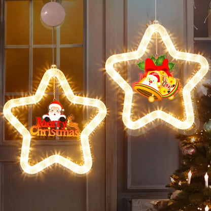 Christmas Star Marquee Sign Window Door LED Light Decoration