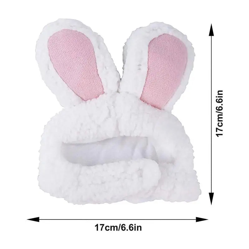 Adjustable Soft Adorable Rabbit Hat for Pets