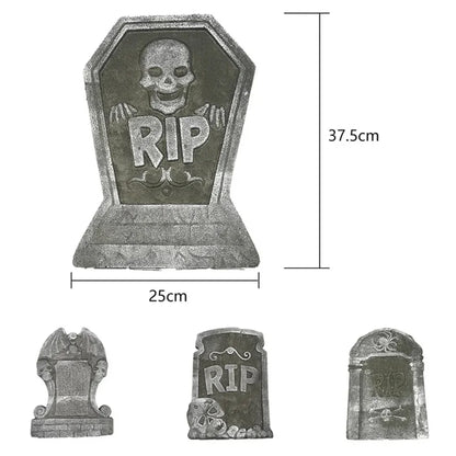 1pcs Halloween Foam RIP Graveyard Tombstone