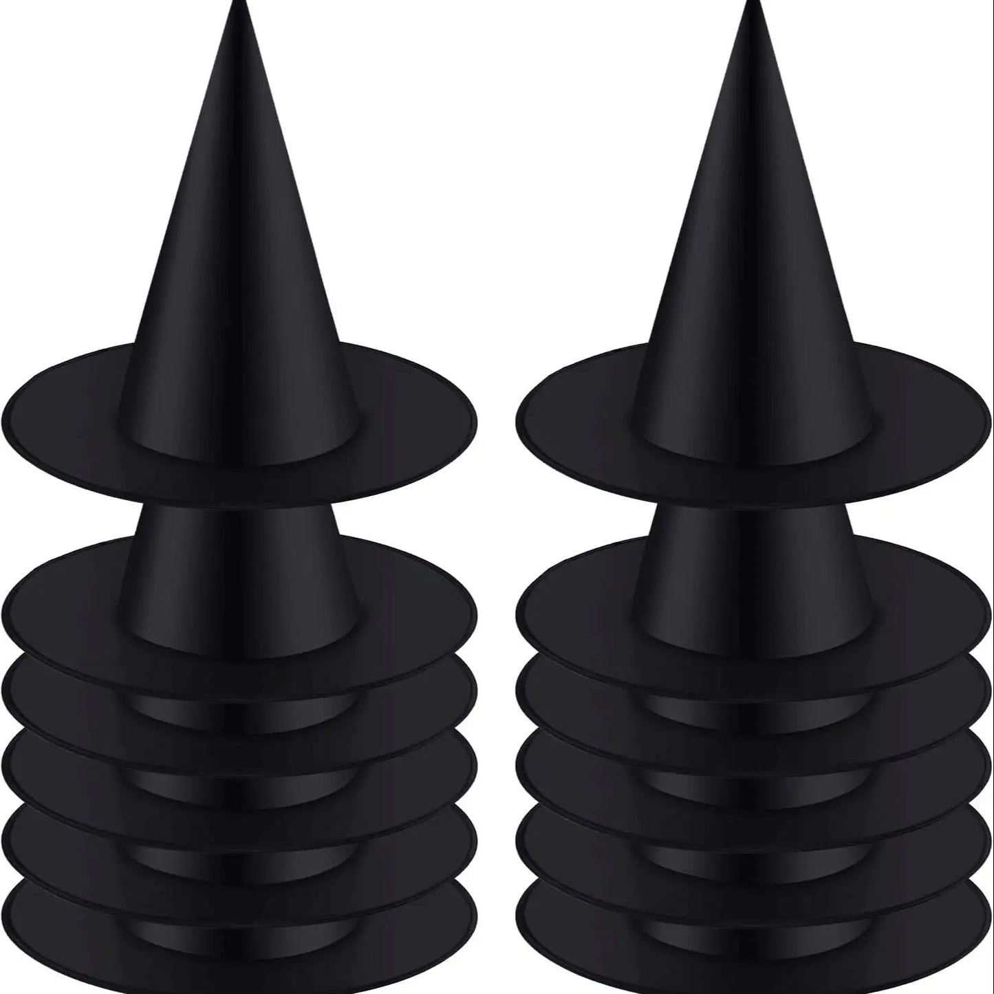 12pcs Halloween Witch Hat Cap