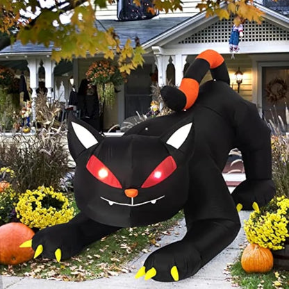 Halloween Inflatable 1.8m Black Cat Toy