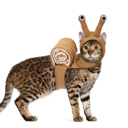 Snail-shaped Funny Skin-friendly Pet Costume