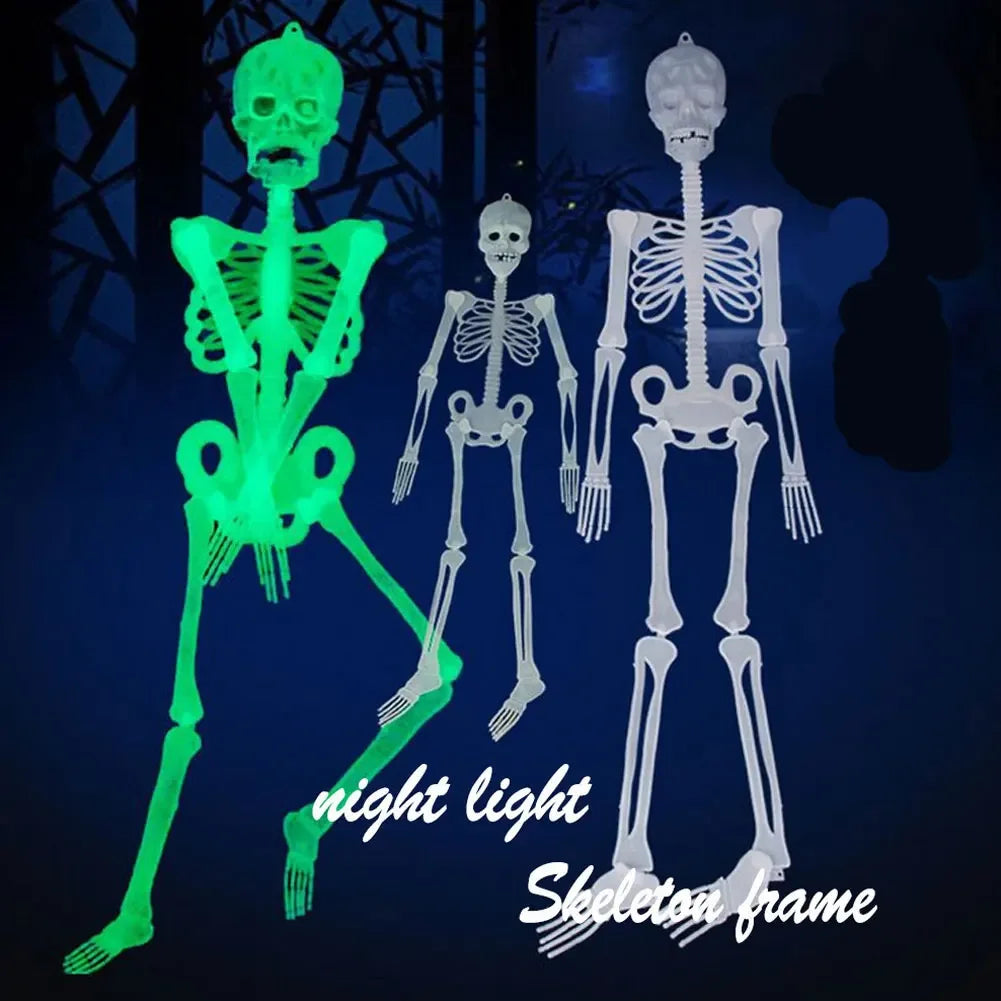 Scary Luminous Hanging Skeleton