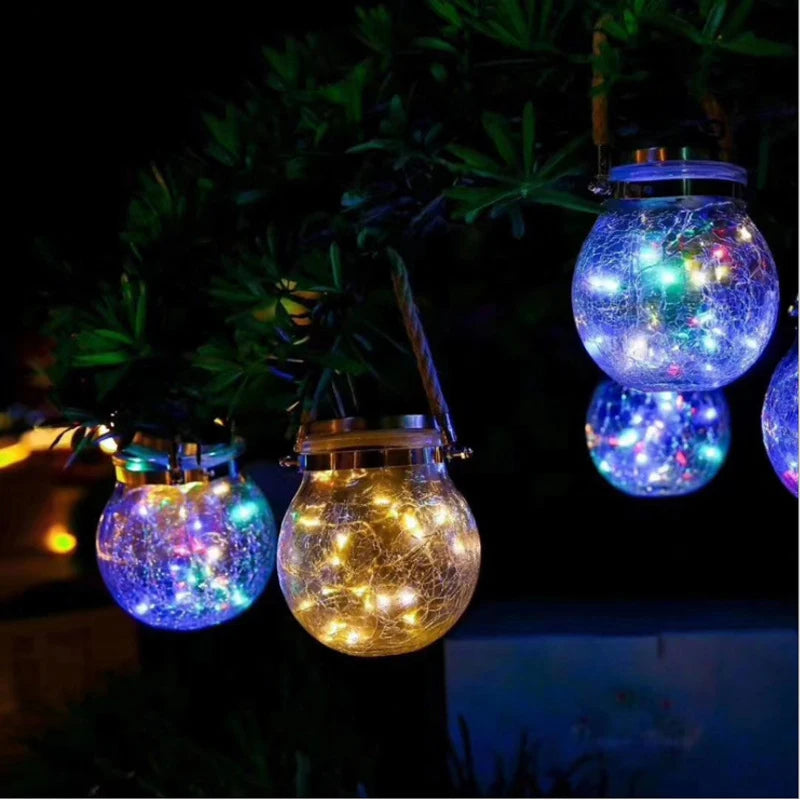 Solar LED Lights Popping Ball  Fairy Light