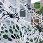 Giant Stretchy Spider Web Halloween Decor 20ft Cobweb