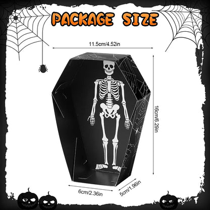 12/24Pcs Halloween Paper Food Serving Trays
