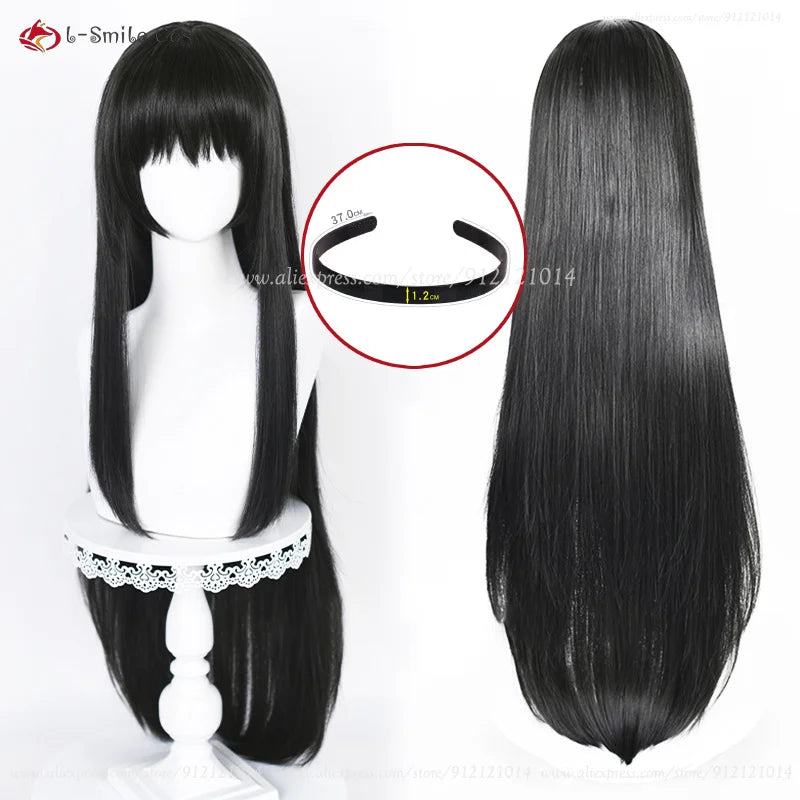 Anime Wigs Akemi Homura Cosplay Wig 90cm