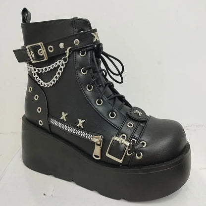 New Gothic Style Boots Platform Vampire Cosplay