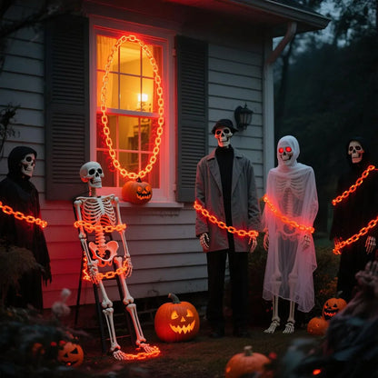 2/3M Halloween Plastic Chain Lights Props