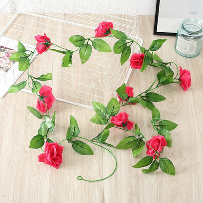 250CM Rose Artificial Flower Garland