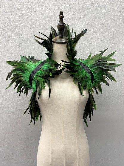 Natural Feather Shrugs Shawl For Women