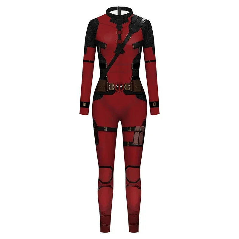 Superhero Wolverine Deadpool Costume for Adult