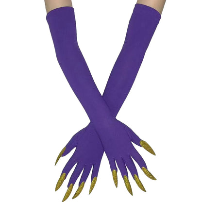 Cool Halloween gloves Green Ghost claws