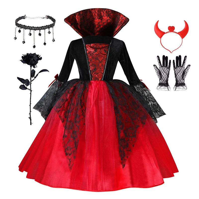 Bride Gothic Cosplay Vampire Costume