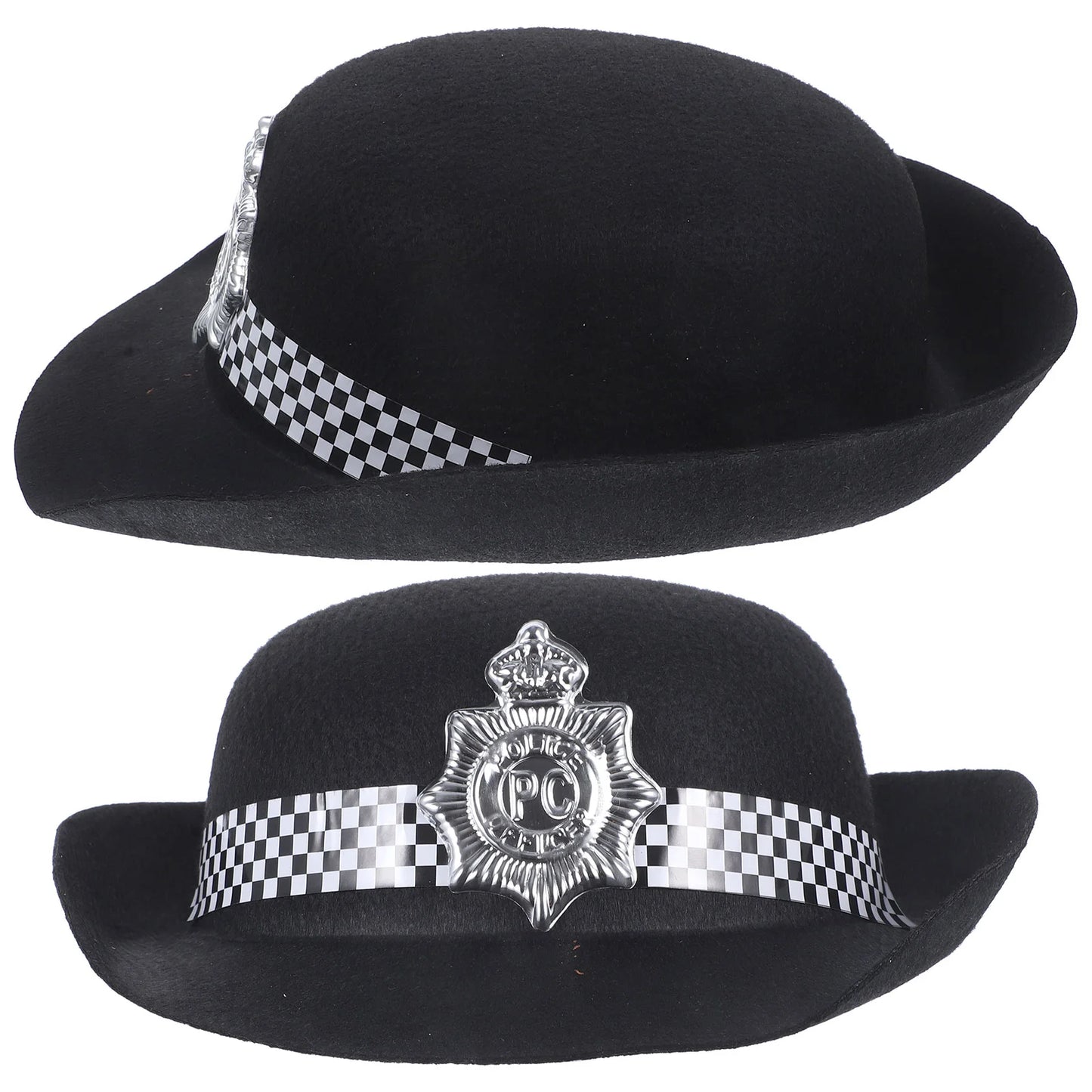 Police Cap Dress Up Hat 2 Pcs