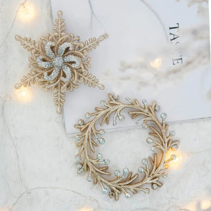 Christmas Wreath - Elegant Seasonal Decor - Decorative Wreath for Home & Holiday