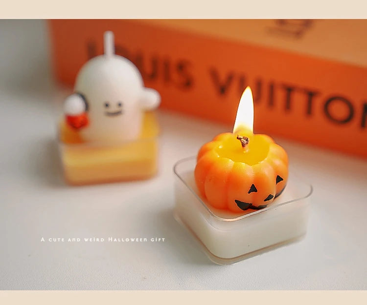 Halloween Fun Scented Candles - Handmade Decor for Home
