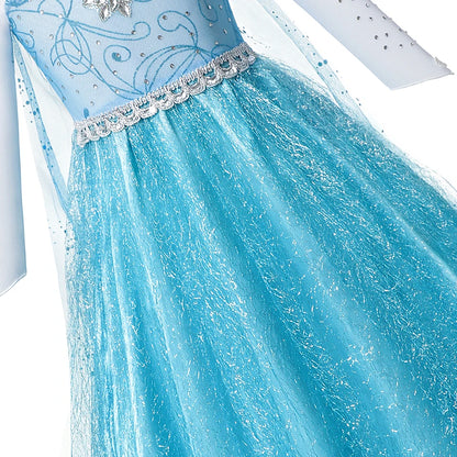 Summer Fancy Queen Elsa Anna Costume Girls