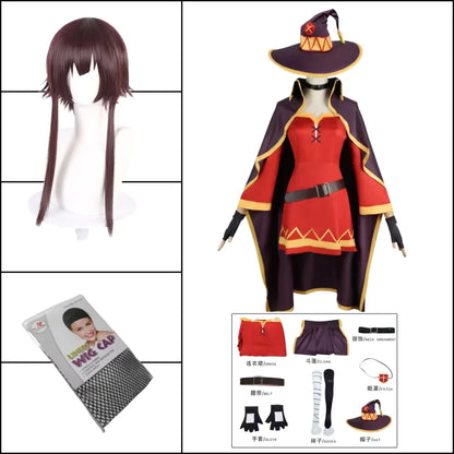 Anime Megumin Cosplay Costume