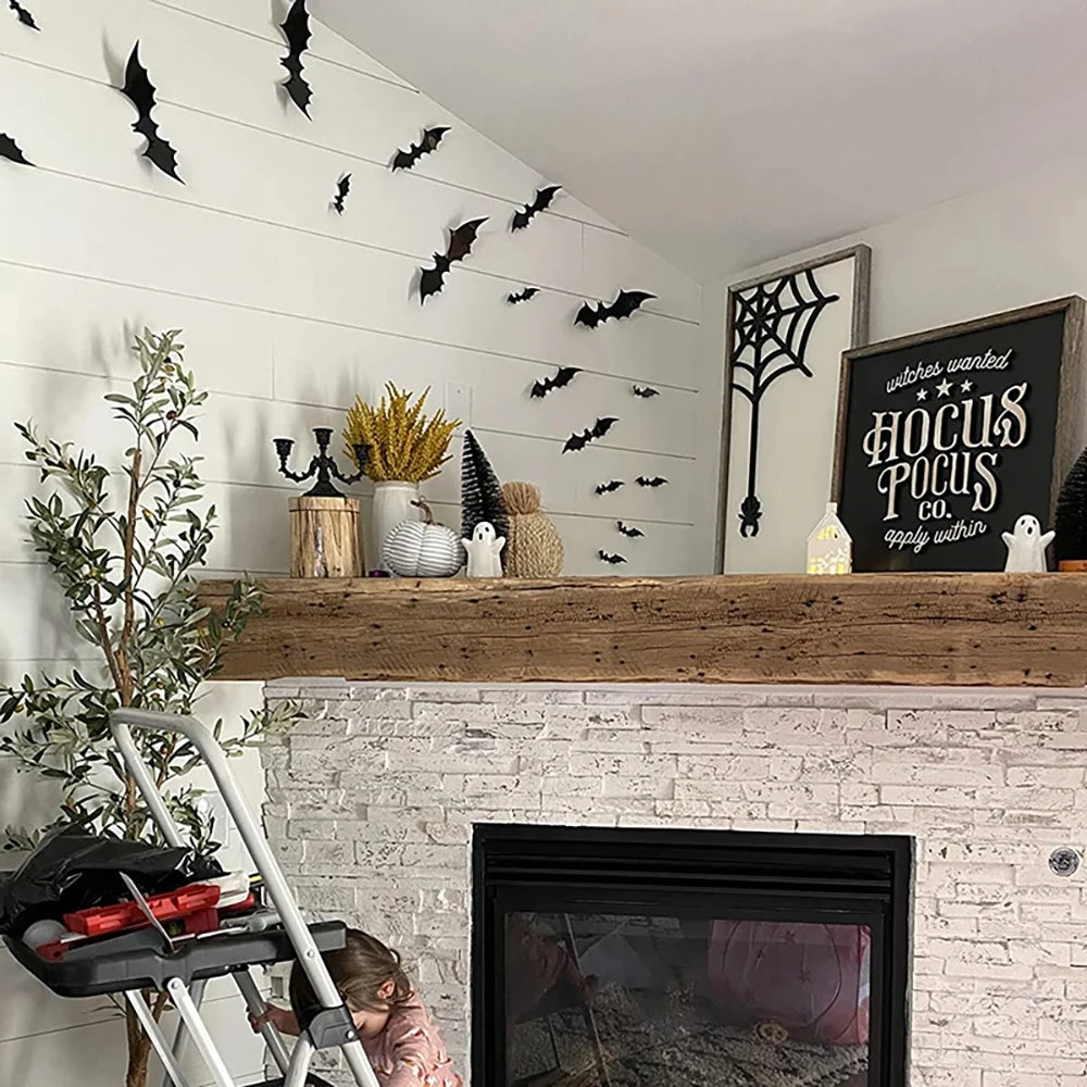 3D Pvc Bat on The Wall