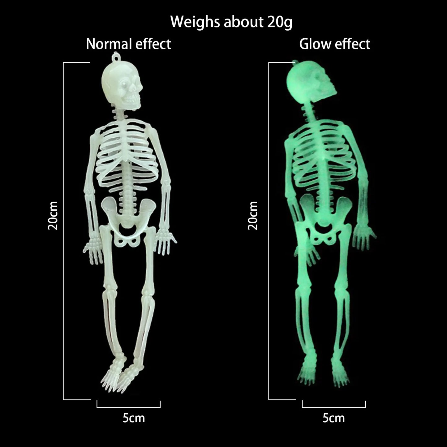 30/90/150CM Hanging Luminous Skeleton Full Body