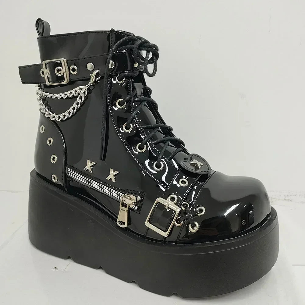 New Gothic Style Boots Platform Vampire Cosplay