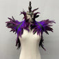 Natural Feather Shrugs Shawl For Women