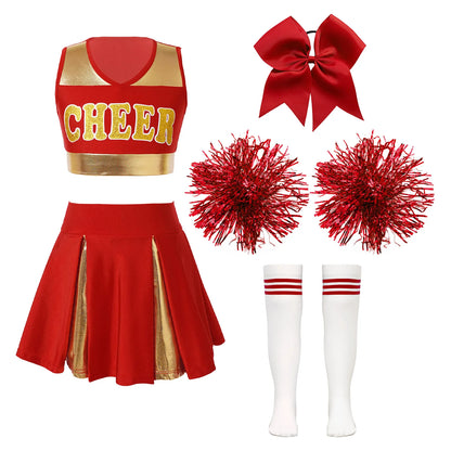 Girls Cheerleader Costume