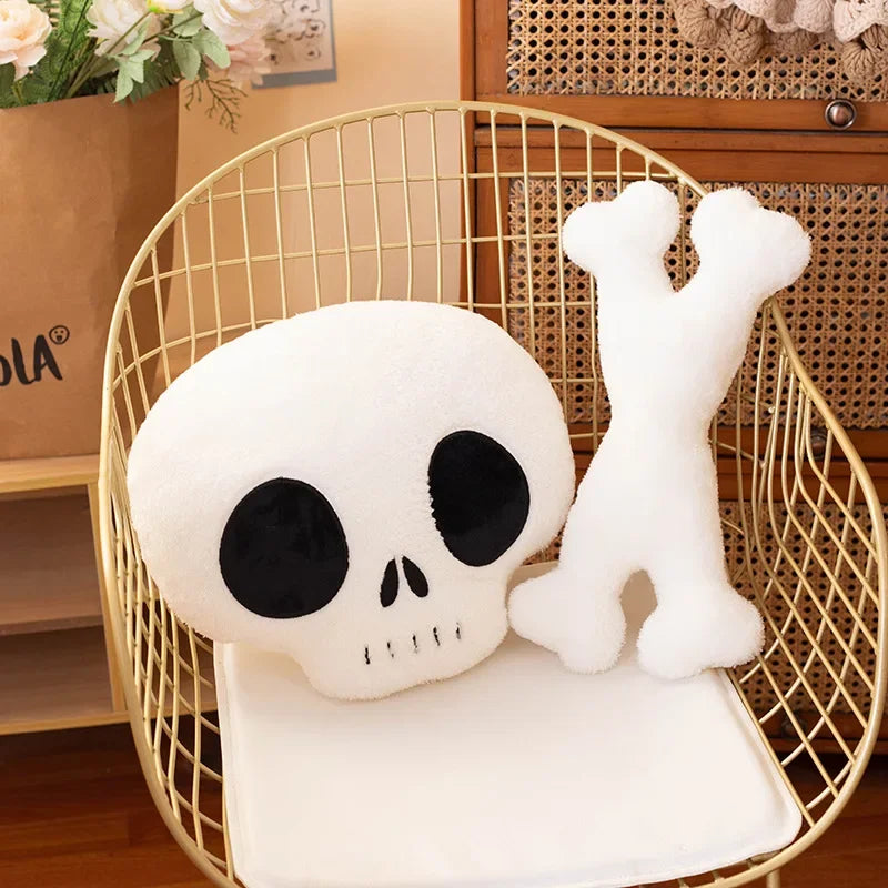 Horror Halloween Props Stuffed Skull