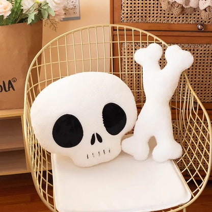 Horror Halloween Props Stuffed Skull