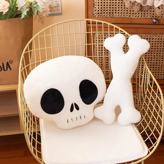 Horror Halloween Props Stuffed Skull