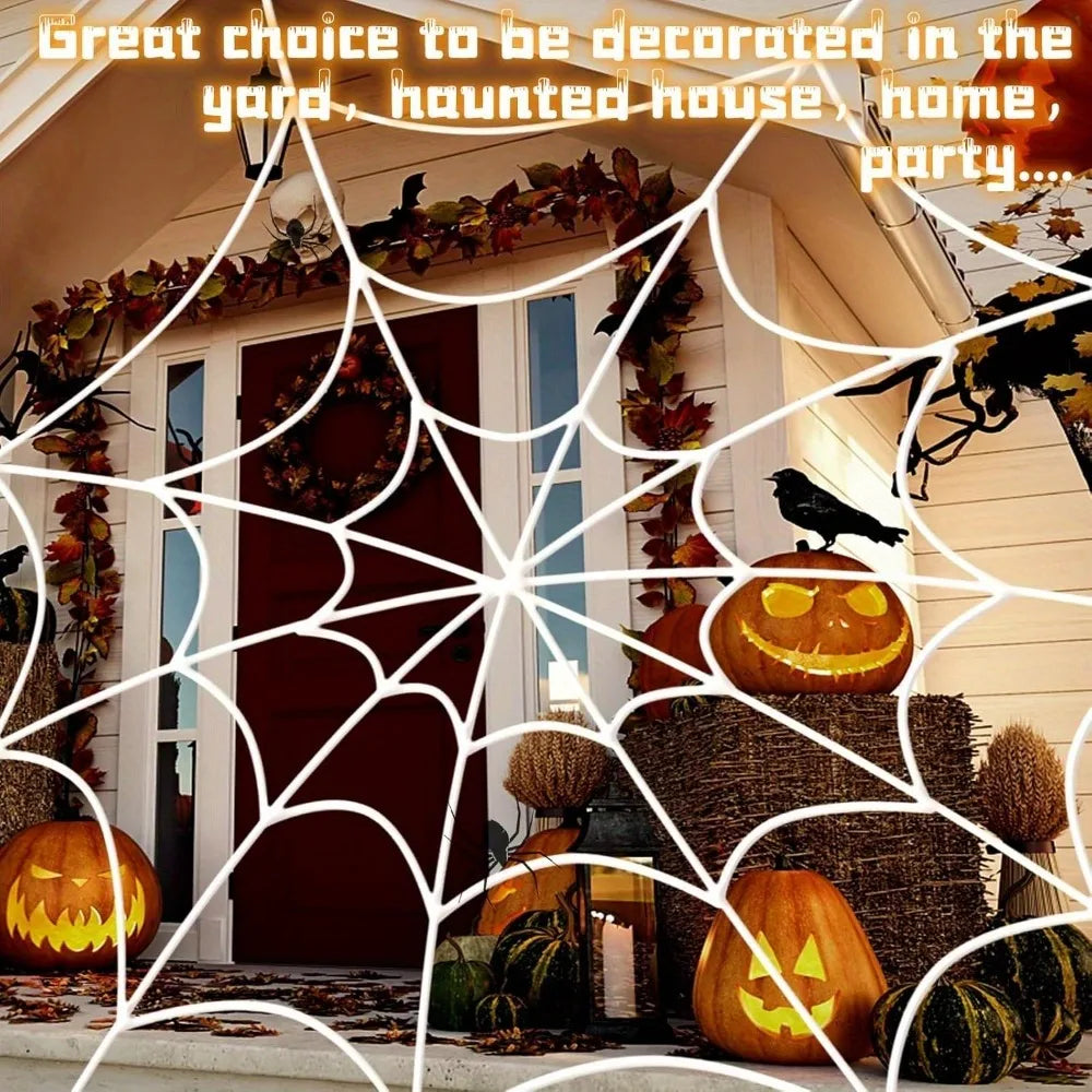 Halloween Spider Web Giant Stretchy Cobweb