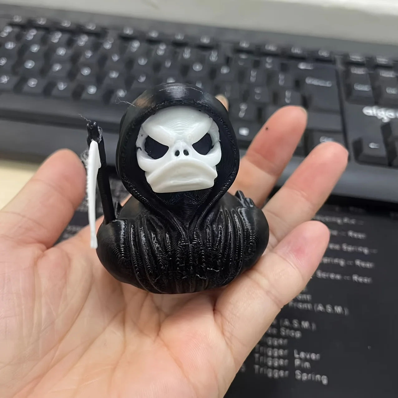Grim Reaper Duck A 3D Printed Scary