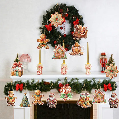 Xmas Gingerbread Man Ornaments