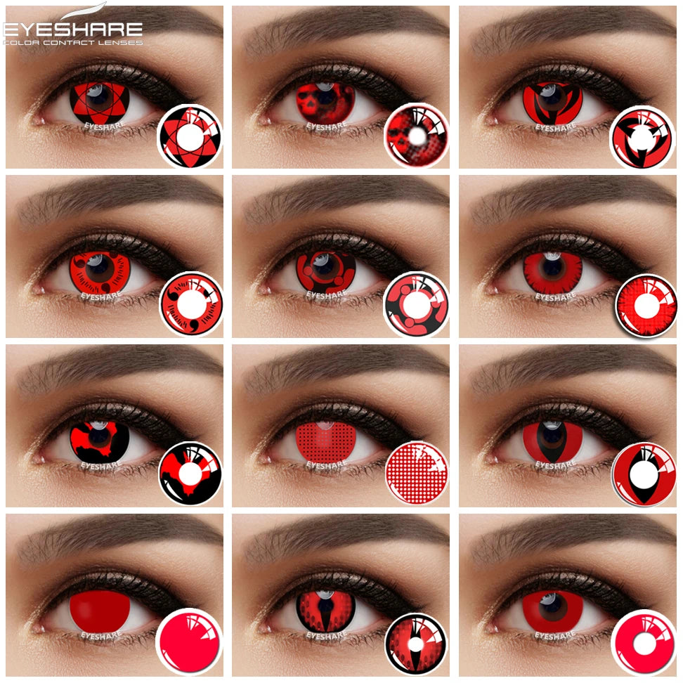 Red Corled Lenses - Festivewarehouse™