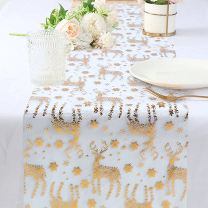 Golden Table Runner