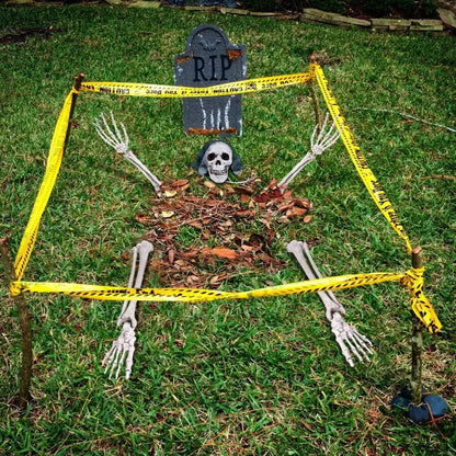 Skeleton Head Outdoor Scary Props Realistic Skull