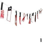 Bloody Weapons Garland Banner
