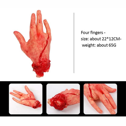 Halloween Horror Props Bloody Handger Leg Foot Brain Heart Halloween Supplies