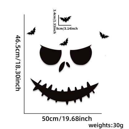Halloween decoration room door stickers