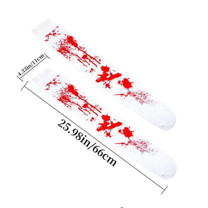 Bloodstain Halloween Gloves Socks