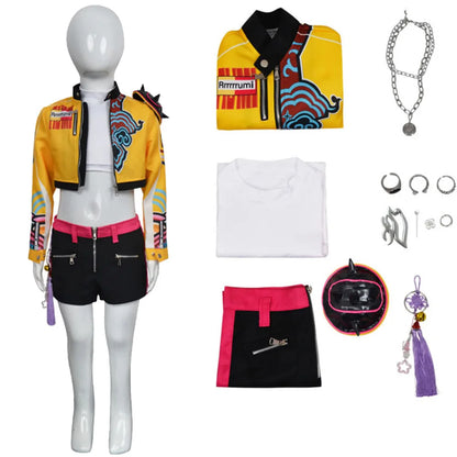 Fantasia KPop Rumi Zoey Cosplay Costume