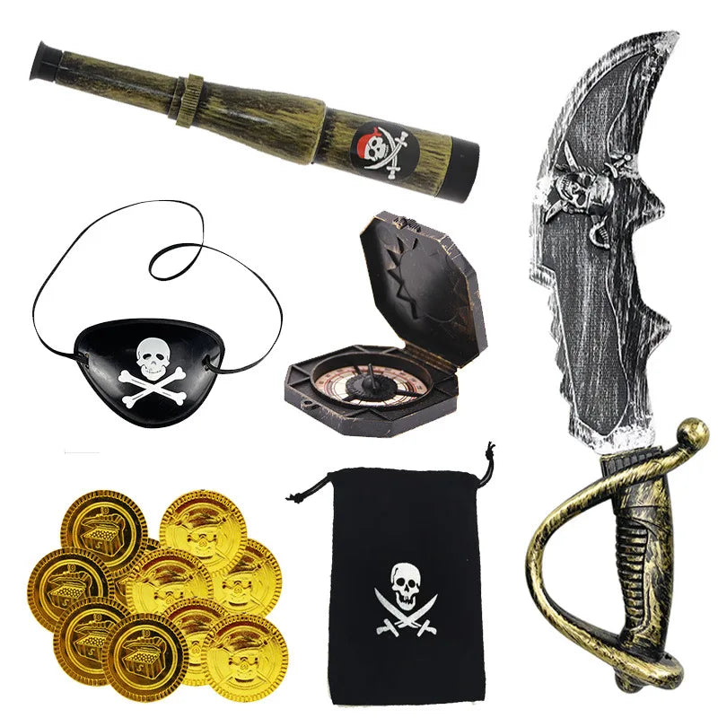 Halloween Pirate Toy Set Props Knife