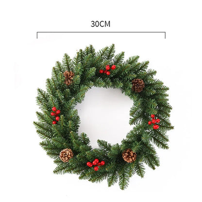 Christmas Wreath - Elegant Seasonal Decor - Decorative Wreath for Home & Holiday