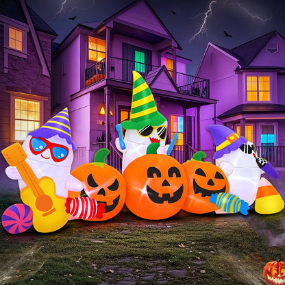 8 FT Halloween Inflatable Decoration Ghost